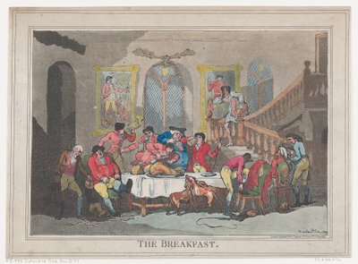 A reggeli, 1789. február 1., 1789. február 1. alkotó: Thomas Rowlandson