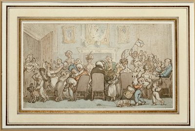 A Breedwell család, 1807 alkotó: Thomas Rowlandson