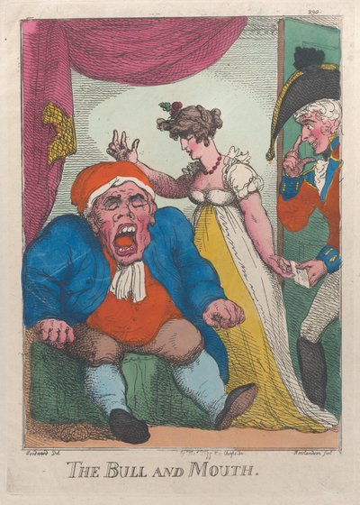 A Bika és Száj, 1808-09., 1808-09. alkotó: Thomas Rowlandson