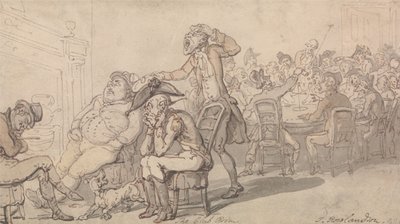 A klubszoba alkotó: Thomas Rowlandson