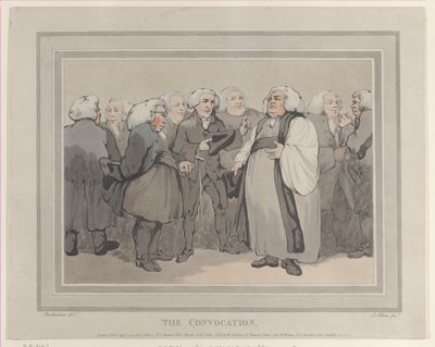 Az összehívás, 1785. szeptember, 1785. szeptember. alkotó: Thomas Rowlandson
