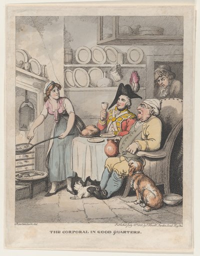 A tizedes jónegyedben, 1802. július 18., 1802. július 18. alkotó: Thomas Rowlandson