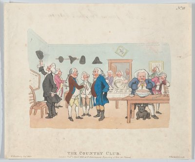 The Country Club, 1803. április 7., 1803. április 7. alkotó: Thomas Rowlandson