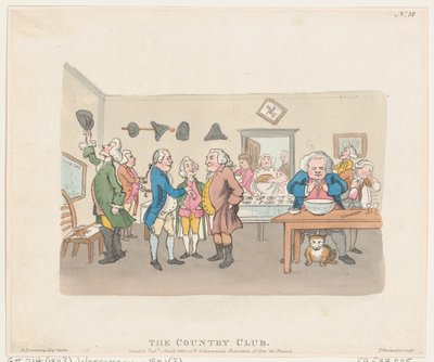 The Country Club, 1803. április 7., 1803. április 7. alkotó: Thomas Rowlandson