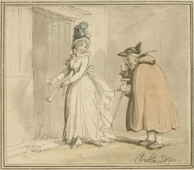 The Courtesan, 1785-1800 körül alkotó: Thomas Rowlandson