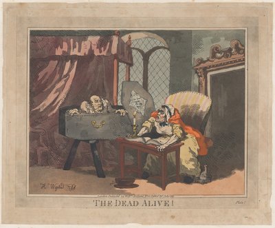 The Dead Alive!, 1795. július, 1795. július. alkotó: Thomas Rowlandson