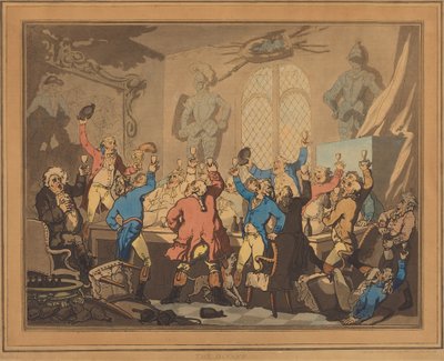 A vacsora alkotó: Thomas Rowlandson