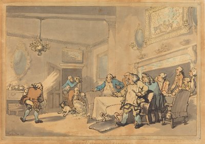 A csalódott epikúrák, 1787. alkotó: Thomas Rowlandson