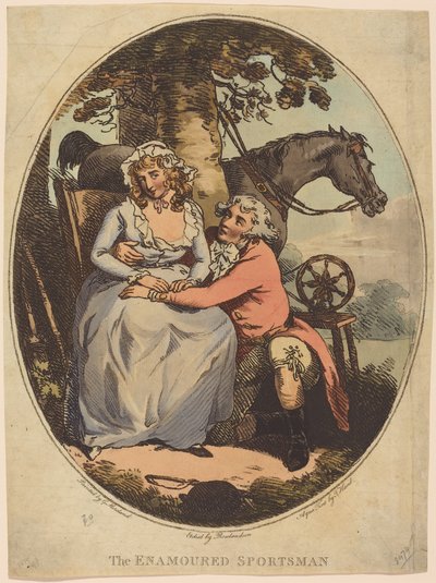 A szerelmes sportoló alkotó: Thomas Rowlandson