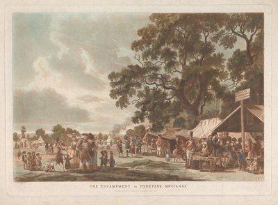 A Hyde Park-i tábor alkotó: Thomas Rowlandson