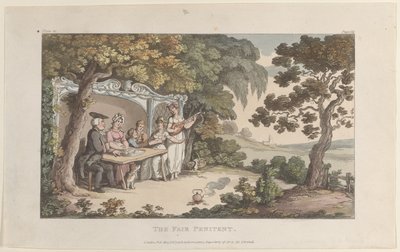 The Fair Peniten, The Vicar of Wakefield, 1817. május 1., 1817. május 1. alkotó: Thomas Rowlandson
