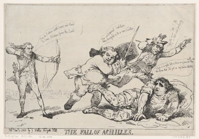 Akhilleusz bukása, 1785. január 7., 1785. január 7. alkotó: Thomas Rowlandson
