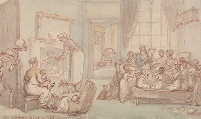 A gyermekek családja alkotó: Thomas Rowlandson