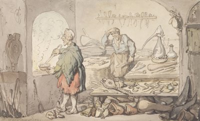 Az üveggyár alkotó: Thomas Rowlandson