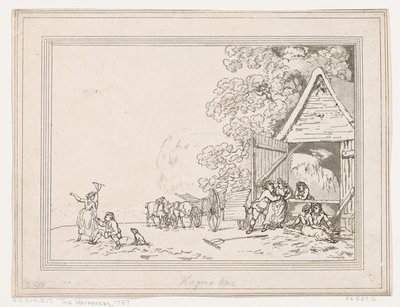 A szénakészítők, 1787., 1787. alkotó: Thomas Rowlandson