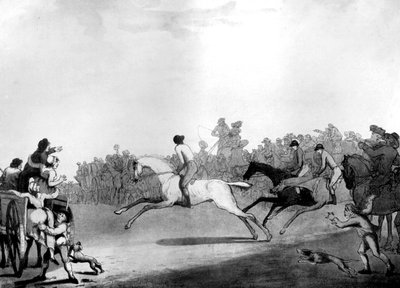 The High Mettled Racer, 1789. alkotó: Thomas Rowlandson