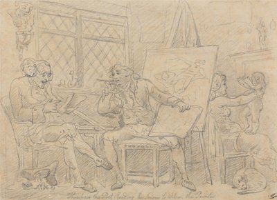 A történész, aki inspirálja a fiatal festő gondolkodását alkotó: Thomas Rowlandson