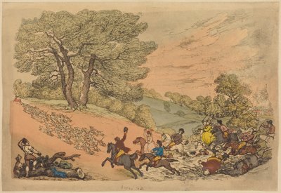 A vadászat alkotó: Thomas Rowlandson