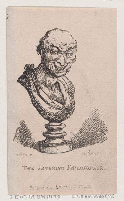 A nevető filozófus, 1808., 1808. alkotó: Thomas Rowlandson