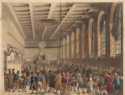 A Hosszú Terem, a Vámház alkotó: Thomas Rowlandson