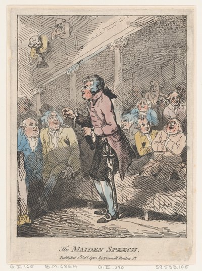 Leánybeszéd, 1785. október 5., 1785. október 5. alkotó: Thomas Rowlandson