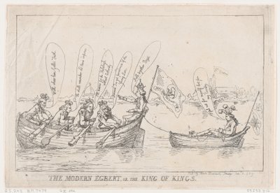 A modern Egbert, avagy A királyok királya, 1789. január 8., 1789. január 8. alkotó: Thomas Rowlandson
