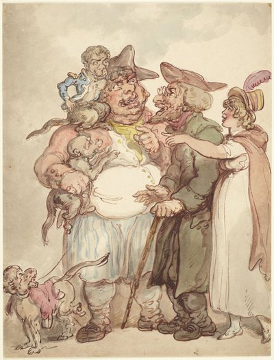 A majomkereskedő alkotó: Thomas Rowlandson