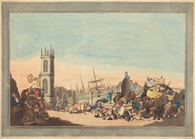 Az Overdrove Ox alkotó: Thomas Rowlandson
