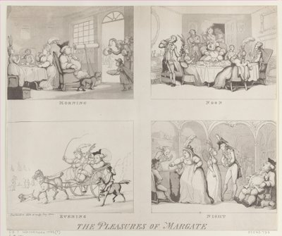 Margate örömei, 1800. július 25., 1800. július 25. alkotó: Thomas Rowlandson
