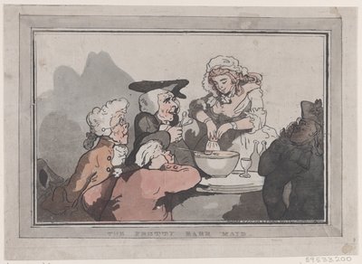 The Pretty Barr Maid, 1786. október 20., 1786. október 20. alkotó: Thomas Rowlandson