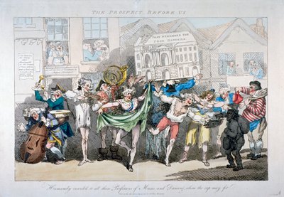 „A kilátás előttünk”, 1791 alkotó: Thomas Rowlandson