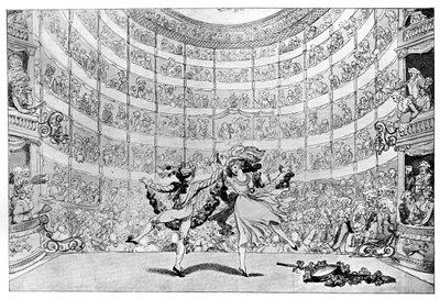 A kilátás előttünk, 1791. alkotó: Thomas Rowlandson