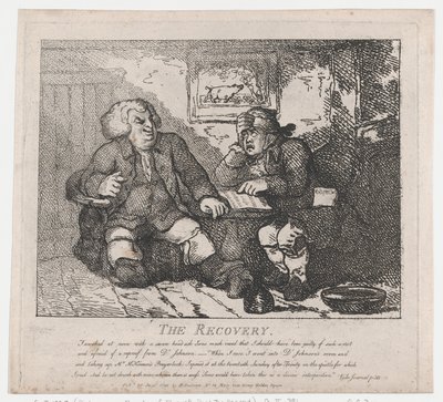 The Recovery Picturesque Beauties of Boswell, Második rész, 1786. június 20., 1786. június 20. alkotó: Thomas Rowlandson