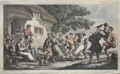 The Rev. Dr. Syntax Rural Sport alkotó: Thomas Rowlandson