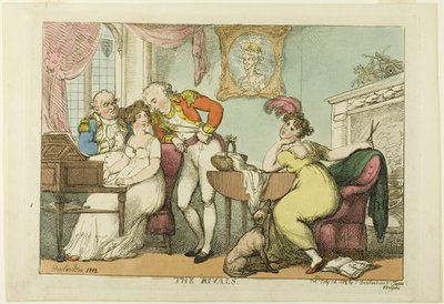A riválisok alkotó: Thomas Rowlandson