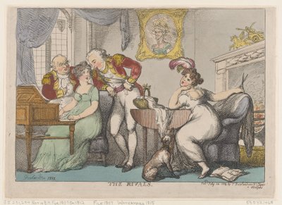 A riválisok, 1807. július 14., 1807. július 14. alkotó: Thomas Rowlandson