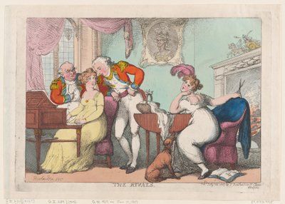 A riválisok, 1807. július 14., 1807. július 14. alkotó: Thomas Rowlandson