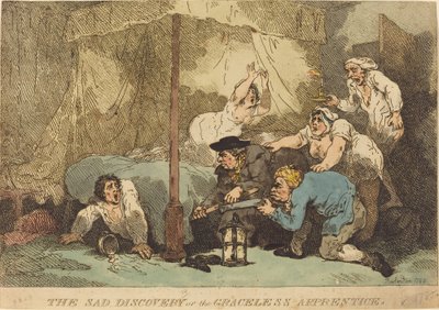 A szomorú felfedezés, avagy a kegyetlen tanonc alkotó: Thomas Rowlandson
