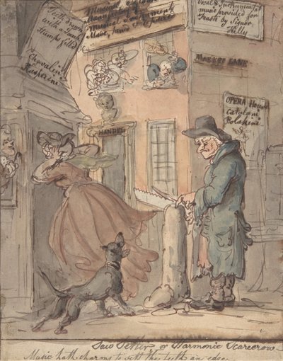 A fűrészgyártó, 1780-1827. alkotó: Thomas Rowlandson