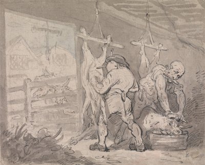 A vágóhíd alkotó: Thomas Rowlandson