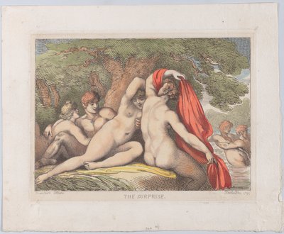 A meglepetés, 1799., 1799. alkotó: Thomas Rowlandson