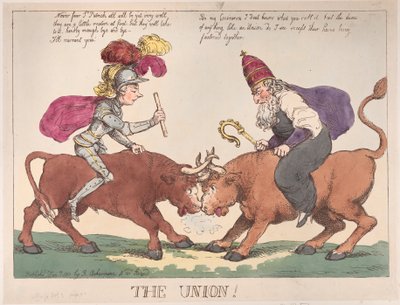 Az Unió, 1801. január 1., 1801. január 1. alkotó: Thomas Rowlandson