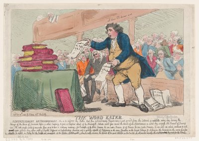 A szófaló, 1786. december 30., 1786. december 30. alkotó: Thomas Rowlandson