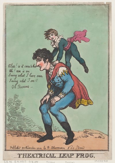 Színházi Ugróbéka, 1804. november 30., 1804. november 30. alkotó: Thomas Rowlandson