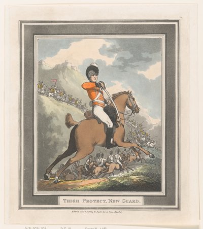 Combvédő, Új Gárda, 1798. szeptember 1., 1798. szeptember 1. alkotó: Thomas Rowlandson