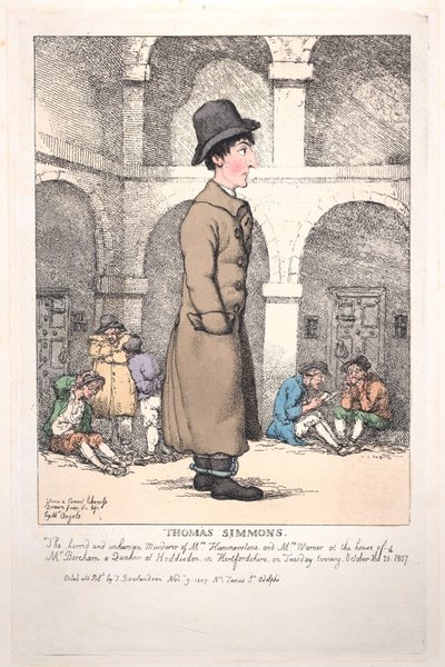 Thomas Simmons, 1807. november 9., 1807. november 9. alkotó: Thomas Rowlandson