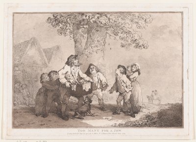 Túl sok egy zsidónak, 1785. szeptember 20., 1785. szeptember 20. alkotó: Thomas Rowlandson