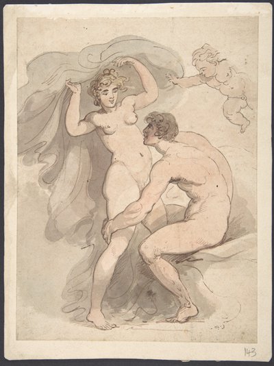 Vénusz, Anchisz és Ámor alkotó: Thomas Rowlandson