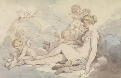 Vénusz, akit Ámor megkoronázott alkotó: Thomas Rowlandson