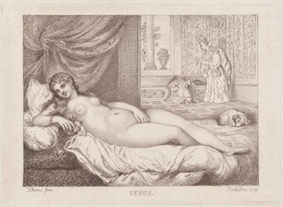 Urbinói Vénusz, 1799., 1799. alkotó: Thomas Rowlandson